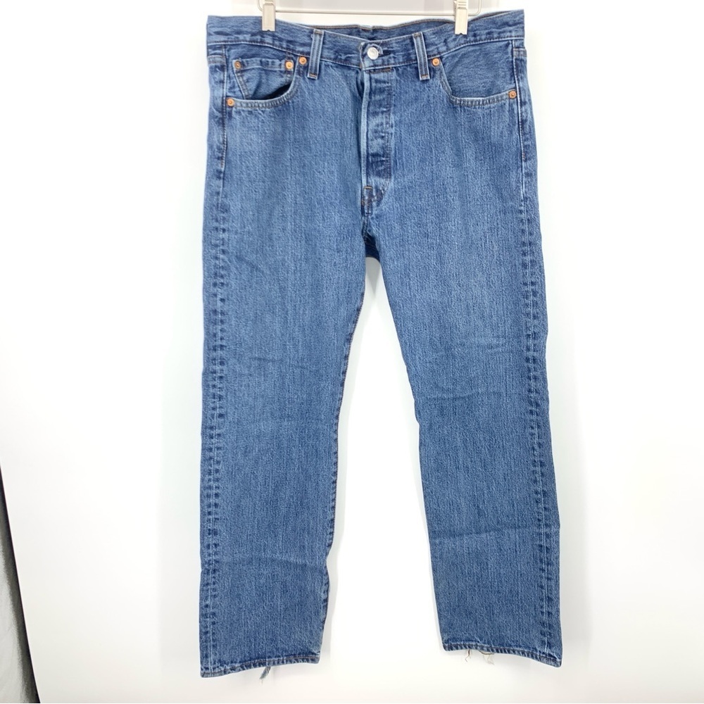 Levi’s Men Size 34 x 30 Jeans 501 XX Original Dark Wash Pants Cotton Button Fly